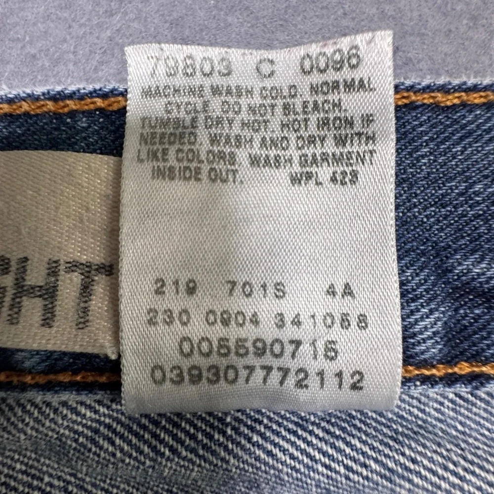 Levi's 559 Relaxed Straight Jeans Mens 36x33 Blue Denim Medium Wash Classic
